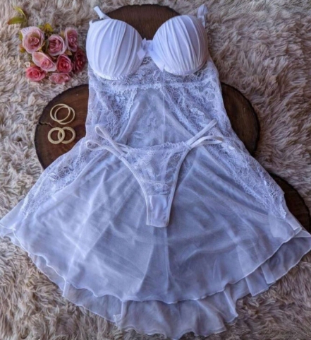 Camisola fendas de renda - Imagem 15