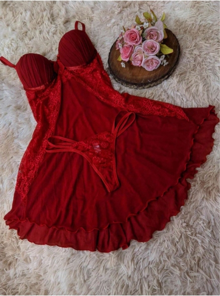 Camisola fendas de renda - Imagem 5