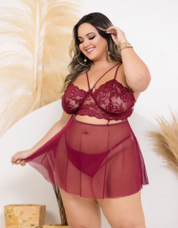 camisola plus size menina mimada plus - Image 5