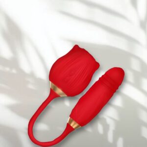 vibrador e sugador bela rosa