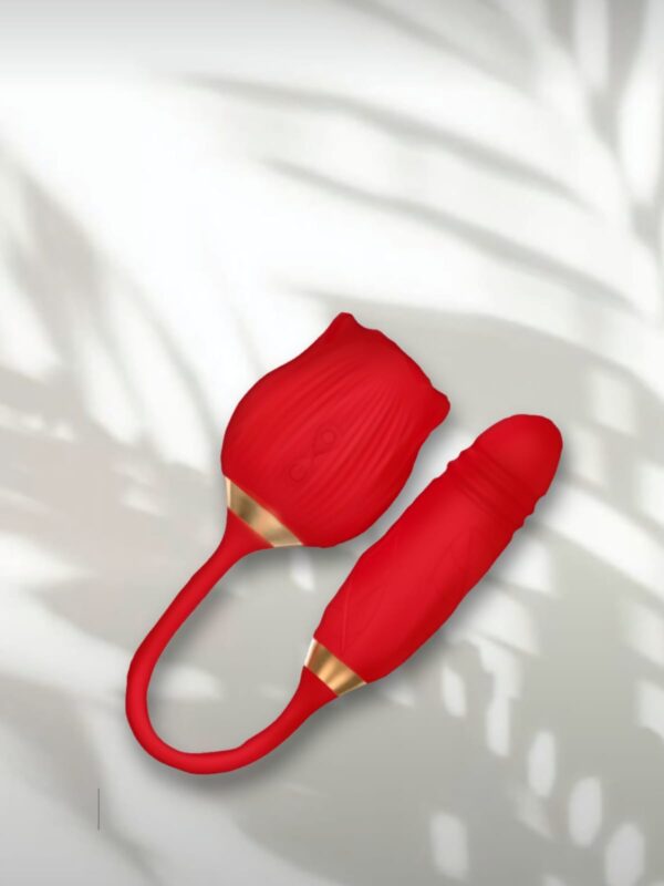 vibrador e sugador bela rosa