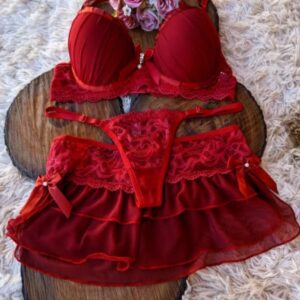 conjunto lingerie sainha