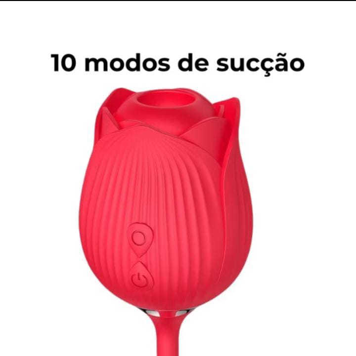 vibrador e sugador bela rosa - Imagem 4