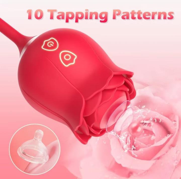 vibrador e sugador bela rosa - Imagem 3